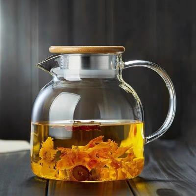 China Business cold water glass kettle for sale