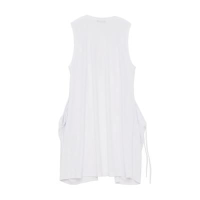 China Best Selling Custom Made Breathable Logo White Black Summer Lady Vest Top For Women for sale