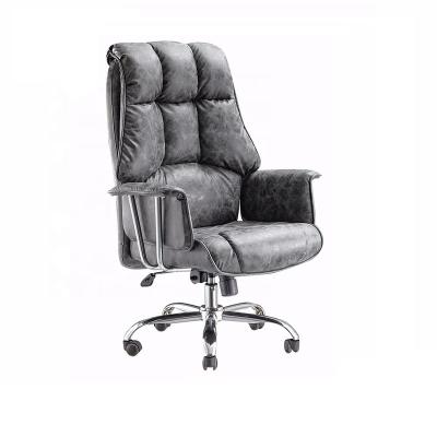 China (Height)Adjustable Soft Leather Office Leisure Office Executive With Armrest Fabric Chair7119 for sale