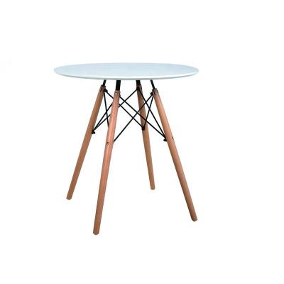 China Modern Luxury Round Dining Table Design Wooden Dining Room Table for sale