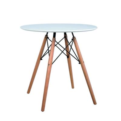 China Solid Wood Modern Luxury Round Dining Table Design Wooden Dining Room Table for sale