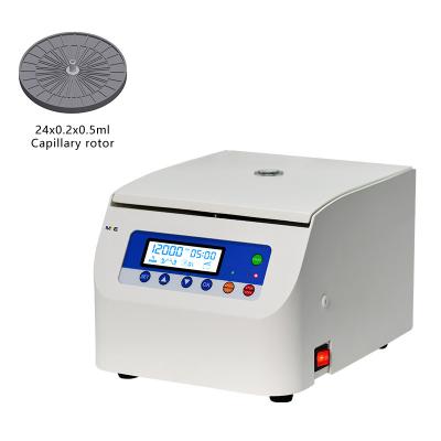 China Compact High-Speed Hematocrit Centrifuge For Precision Blood Analysis Support Micro Tubes for sale