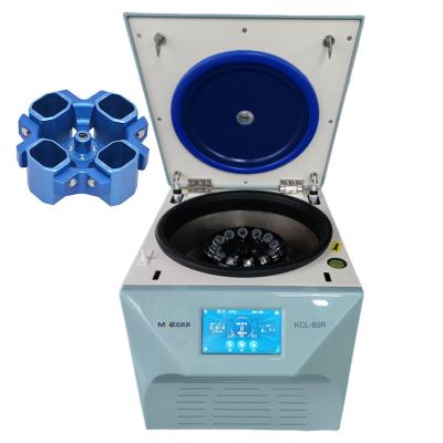 China Small Size Low Speed Blood Centrifuge with Refrigerated Function Max 4*100ml for sale