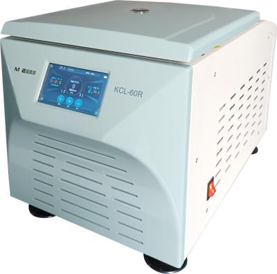 China Compact Benchtop Blood Centrifuge Low Speed with 400ml Capacity and Cooling Feature for sale