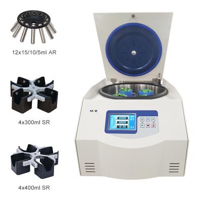 China Efficient Benchtop Swing Bucket Blood Centrifuge with Max 4*100ml Capacity for sale