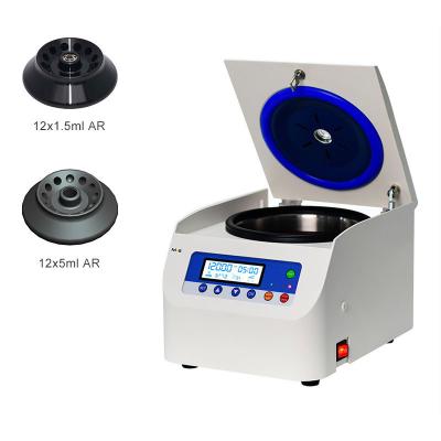 China Micro Tube 0.2ml/0.5ml/1.5ml/2ml/5ml Laboratory Centrifuge High Speed with PCR Strip Rotors for sale