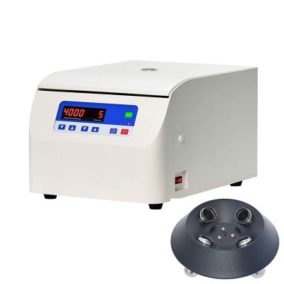 China 18*10ml/5ml Low Speed Lab Centrifuge Borstelloze motor voor bloedmonsters in klinische tests Te koop