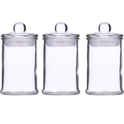 China High Quality Custom Home Decoration 130ml 4oz Candle Holder Candle Glass Jar With Sealed Glass Cup for sale