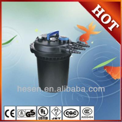 China Max Working Pressure 3 Meter GS/CE Patent Fish Pressurized Pond Filter with Built-in 10000 Liter 11w UV for sale