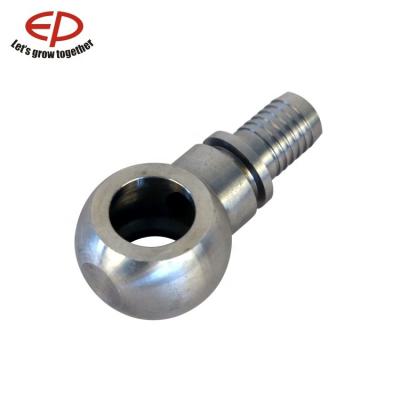 China High Quality Cooper OEM Forging Part Automobile Oil Pipe Joint Diesel Pipe Coupling for sale