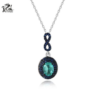 China Hot Sale FASHIONABLE 925 Sterling Silver Cz Diamond Gemstone Custom Pendant for sale