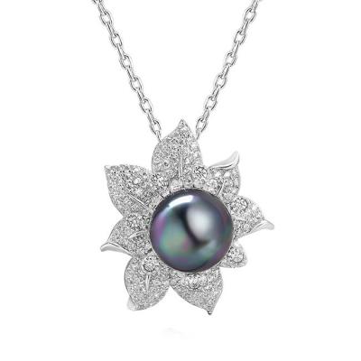 China CLASSIC Pearl 925 Sterling Silver Pendant for Women for sale