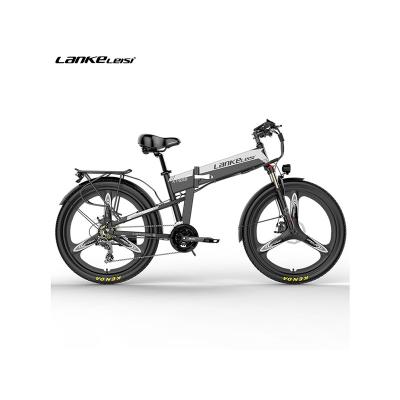 China 6061Aluminum Alloy 26inch Lithium Battery Electric Bicycle 48v 400w Fat Tire Folding Ebike Bicicleta Electrica Bike for sale