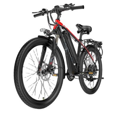 China Popular LANKELEISI T8 2021 Aluminum Alloy Electric Bike City Battery Folding 26inch Fat Fire, 48v 400w Motor/Long Life Battery/Water Proof. for sale