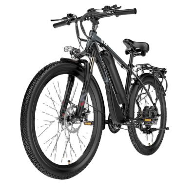 China 2021 Popular LANKELEISI T8 Aluminum Alloy City Electric Bike Battery Folding 26inch Fat Fire, 48v 400w High Speed ​​Motor, 3 Riding Mode for sale