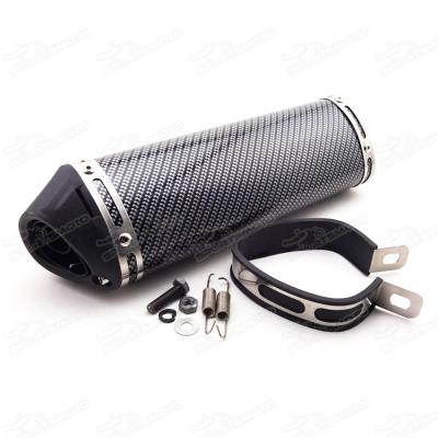 China 38mm Muffler Muffler Removable Exhaust Pipe With Motion Bleed For Dirt Pit Monkey Dax Bike ATV Quad Scooter Motocross Same As Photo for sale