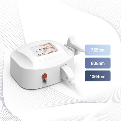 China Hair Removal 755 808 3 Wavelength Diode Laser Hair Removal 1064 Laser Epilator Diodes for sale