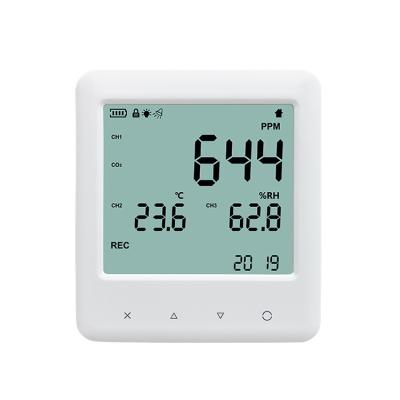 China Yes YEM-40CL Greenhouse Baby Room Humidity and Temperature Sensor CO2 Monitoring Meter for sale