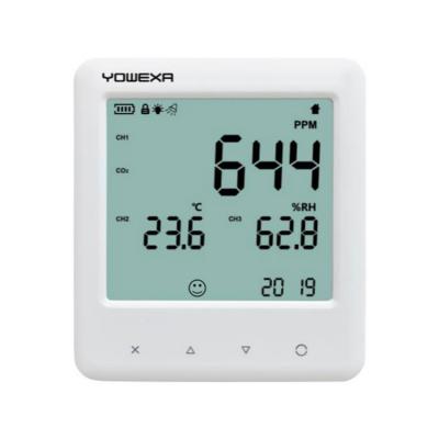 China Make your life healthier and more comfortable. YEM-40BL Digital CO2 Meter Hygrometer Thermometer Data Logging Function Measurement Temperature Humidity Monitor for sale