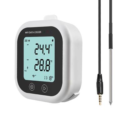 China WIFI-700E Wide Measurement Range Wifi Temp Data Logger Temperature Monitor 25920 Readings for sale