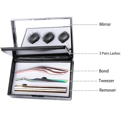 China Luxury Natural NINGLASH Segmented Lashes Private Label DIY Kit Eyelash Extension Kit for sale