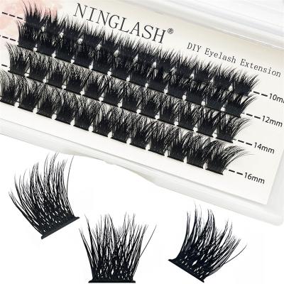 China C Loop DIY Eyelash Extension Tray Korea Individual Cluster False Natural Eyelash Diy Lashes for sale