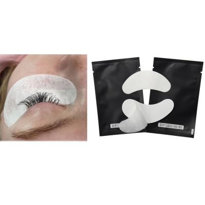 China Clear correction Eyelash Pad Lint Free Anti-wrinkle Eye Extension Gel Eyepads Black Eye Pads for sale