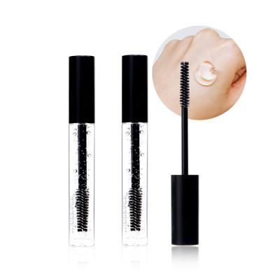 China Waterproof Transparent Water Resistant Nourishing Eyebrows Setting Wax Gel Eyebrow Gel Mascara Private Label Clear Tube for sale