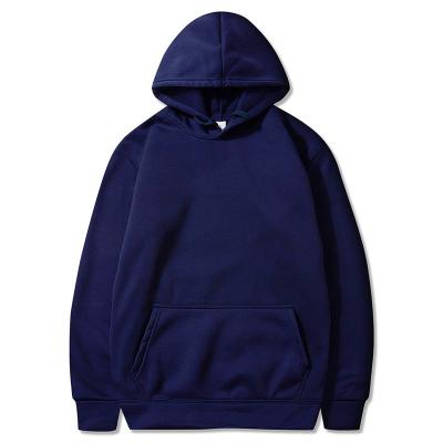 China Wholesale Custom Anti-Shrink Hoodie Street Wear Solid Color Hooded Sweater Men Over Size Big Pocket Fleece Hoodies for sale