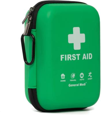 China Travel Approved Customized 170 Pieces Portable Waterproof Desktop First Aid Kit Hard Case for sale