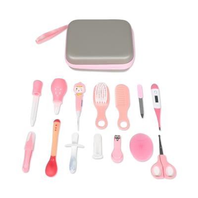 China Daily Life 14 in 1 Portable and Wear Resistant Baby Health Care and Grooming EVA BOX Kit for sale