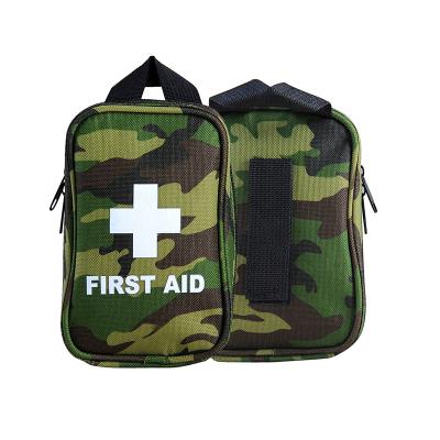 China High Quality Customized Outdoor Activities Fabric Green First Aid Medical Kit for sale