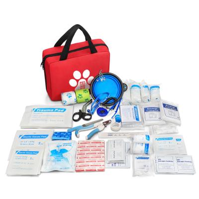 China Handheld Portable Rescue Pet First Aid Kit For Dog Custom Medical Survival for sale