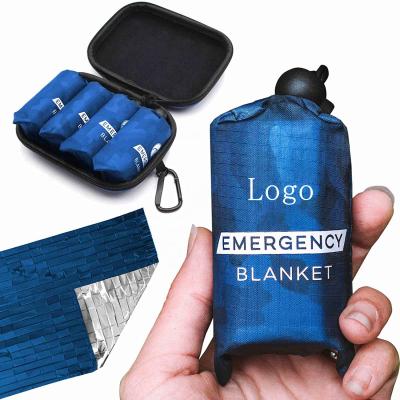 China Emergency Wholesale Mylar PE Space Survival Thermal Saving Blanket Gel for sale