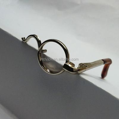 China Only solid glass fashion metal blythe glasses for BJD dolls for sale