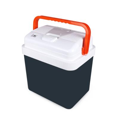 China DC 12V Thermoelectric Cooler Box Porcelain Car Refrigerator Peltier Cooling System EVERCOOL 24l Portable Refrigerator for sale