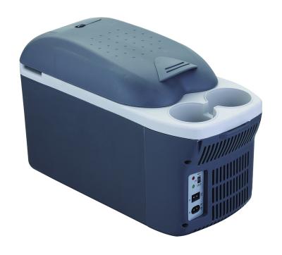 China EVERCOOL 8L Room Temperature With 2 Can Holders Car Cooler Box 12v Camper Portable Mini Fishing Fridge for sale