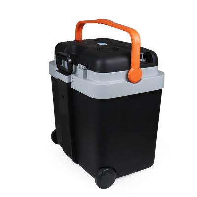 China 33L EVERCOOL THERMOELECTRIC cooler box 12v cooler box with wheels electric cooler box camping for sale