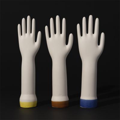 China Wholesale Ceramic Old PVC Ceramic High Quality Latex Nitrile Hand Casting Surgical Gloves Threaded Gloves Hand Casting for sale