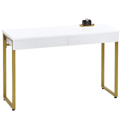 China ET-Modern Manicure Table Pedicure For Beauty Salon Gold Nail Desk Ready To Ship Portable Manicure Ready To Ship for sale