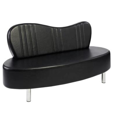 China Modern Soft Hair Salon Chair Black Hair Salon Waiting Refuge Chair You Rich Cheap Salon Waiting Seat for sale