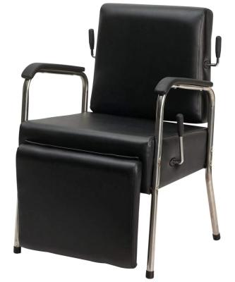 China Modern Black Salon Chair Hairdresser Chair Adjustbale Chair Super Comfortable Salon Waiting Chairs for sale