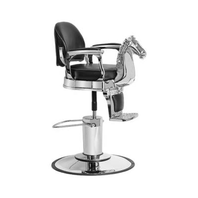 China Factory Supplier Modern Barber Shop Furniture Styling Chair Barber Shop Fancy Horse Kids Barber Chair for sale