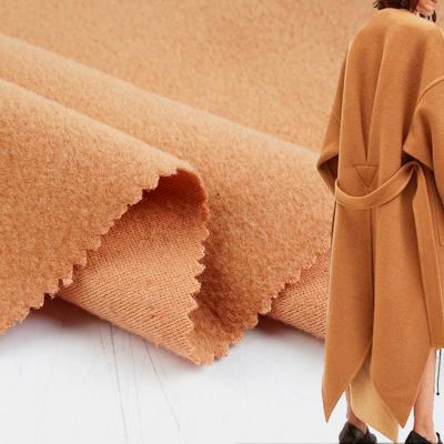 China Amazon Supply Anti Pill Soft Thick Garment Brushed Rayon Polyester Spandex Fleece Fabric for sale