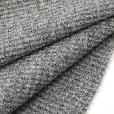 China Custom Wholesale Antistatic Certified Soft Antistatic Jersey Brush Rib Knitted Garment Fabric for sale