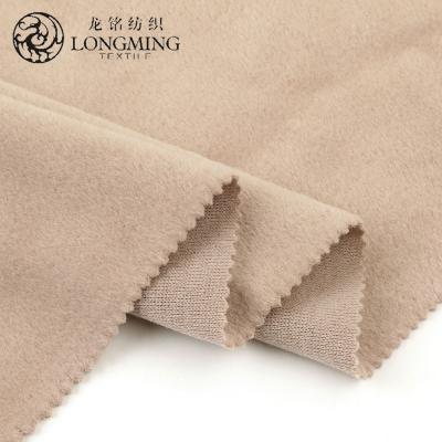 China Factory New Design Anti-Static Hot Selling Super Soft Long Pile One Face Fleece Velvet Fabric For Garment for sale