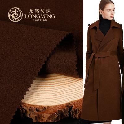 China Anti-static cashmere custom luxury italian faux wool polyester wool fast delivery design faux wool spandex viscose velvet fabric for sale