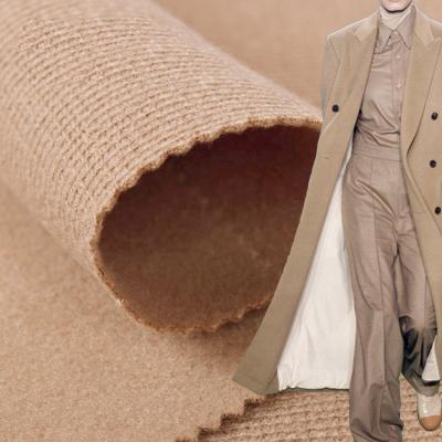 China Manufacturer Anti-Static Factory Price Brushed Elegant Stretch Polyester Knitted Fabric For Coats for sale