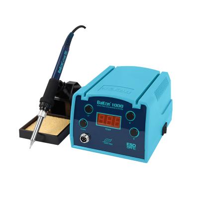 China Bakon 90w Hot Air High Frequency Lead Free Soldering Mobile Soldering Station Eddy Current Heating Station for sale