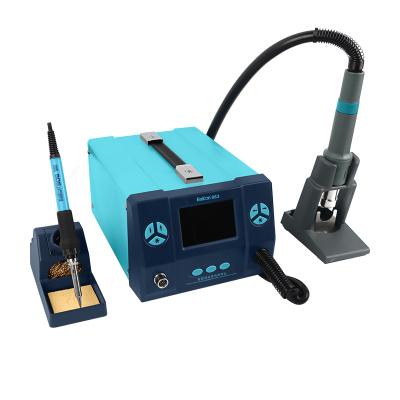 China Building Material Stores BGA Desoldering Bakon BK863 1100W Pneumatic Air Gun Electronic Hot Soldering Iron 2 in 1 Rework Station for sale